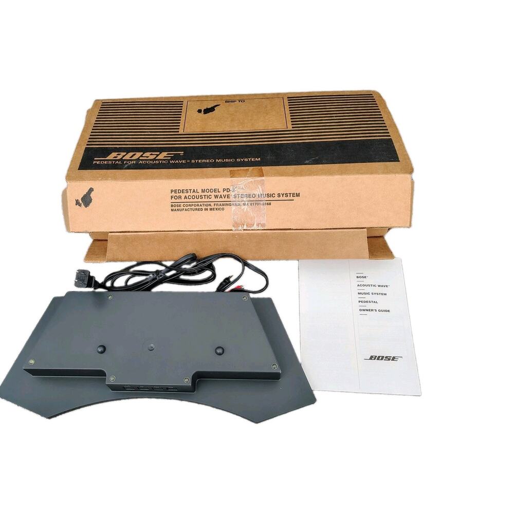 Bose Pedestal Model PD-2 For Acoustic Wave Stereo Music System Black OPEN BOX